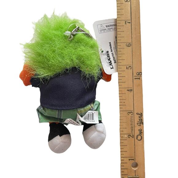 NWT Just for Laughs Party Animal Keychain Laughing Monster Plush Working Vintage - Picture 4 of 8